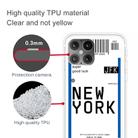 For iPhone 12 mini Boarding Pass Series TPU Phone Protective Case(New York) - 3