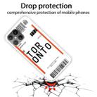 For iPhone 12 mini Boarding Pass Series TPU Phone Protective Case(Toronto) - 2