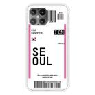 For iPhone 12 / 12 Pro Boarding Pass Series TPU Phone Protective Case(Flag of Seoul) - 1