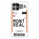 For iPhone 12 / 12 Pro Boarding Pass Series TPU Phone Protective Case(Montreal) - 1