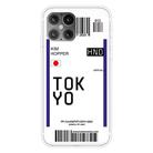 For iPhone 12 / 12 Pro Boarding Pass Series TPU Phone Protective Case(Flag of Tokyo) - 1