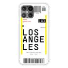 For iPhone 12 / 12 Pro Boarding Pass Series TPU Phone Protective Case(Losangeles) - 1