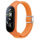 For Xiaomi Mi Band 7 / 6 / 5 / 4 / 3 xDfind Watch Cover Integrated Braided Loop Magnetic Buckle Watch Band(Orange) - 1
