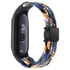 For Xiaomi Mi Band 7 / 6 / 5 / 4 / 3 xDfind Watch Cover Integrated Braided Loop Magnetic Buckle Watch Band(Denim) - 2