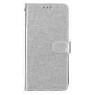 For Samsung Galaxy M36 5G Glitter Powder Flip Leather Phone Case(Silver) - 2