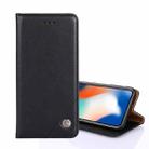 For iPhone 11 Pro Max Non-Magnetic Retro Texture Horizontal Flip Leather Case with Holder & Card Slots & Wallet(Black) - 1