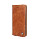 For iPhone 12 / 12 Pro Non-Magnetic Retro Texture Horizontal Flip Leather Case with Holder & Card Slots & Wallet(Brown) - 2