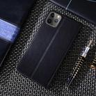 For iPhone 12 Pro Max Non-Magnetic Retro Texture Horizontal Flip Leather Case with Holder & Card Slots & Wallet(Black) - 3