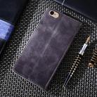 For iPhone 6 Plus / 6s Plus Non-Magnetic Retro Texture Horizontal Flip Leather Case with Holder & Card Slots & Wallet(Grey) - 3