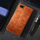 For iPhone SE 2022 / SE 2020 / 8  / 7 Non-Magnetic Retro Texture Horizontal Flip Leather Case with Holder & Card Slots & Wallet(Brown) - 3