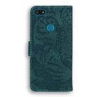 For Motorola Moto E6 Play Tiger Embossing Pattern Horizontal Flip Leather Case with Holder & Card Slots & Wallet(Green) - 3