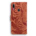 For Motorola Moto E6 Plus Tiger Embossing Pattern Horizontal Flip Leather Case with Holder & Card Slots & Wallet(Brown) - 3