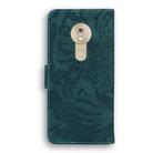 For Motorola Moto G7 Play (EU Version) Tiger Embossing Pattern Horizontal Flip Leather Case with Holder & Card Slots & Wallet(Green) - 3