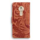 For Motorola Moto G7 Play (EU Version) Tiger Embossing Pattern Horizontal Flip Leather Case with Holder & Card Slots & Wallet(Brown) - 3