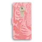 For Motorola Moto G7 Play (EU Version) Tiger Embossing Pattern Horizontal Flip Leather Case with Holder & Card Slots & Wallet(Pink) - 3