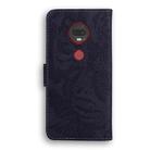 For Motorola Moto G7 / G7 Plus (EU Version) Tiger Embossing Pattern Horizontal Flip Leather Case with Holder & Card Slots & Wallet(Black) - 3