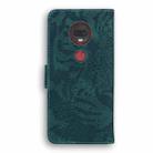 For Motorola Moto G7 / G7 Plus (EU Version) Tiger Embossing Pattern Horizontal Flip Leather Case with Holder & Card Slots & Wallet(Green) - 3