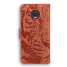 For Motorola Moto G7 / G7 Plus (EU Version) Tiger Embossing Pattern Horizontal Flip Leather Case with Holder & Card Slots & Wallet(Brown) - 3