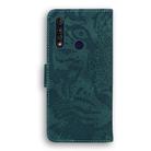 For Motorola Moto G8 Power Lite Tiger Embossing Pattern Horizontal Flip Leather Case with Holder & Card Slots & Wallet(Green) - 3