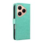 For Huawei Pura 80 5G Cat and Bee Embossed Flip Leather Phone Case(Green) - 3