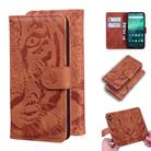 For Nokia 1.3 Tiger Embossing Pattern Horizontal Flip Leather Case with Holder & Card Slots & Wallet(Brown) - 1