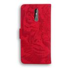 For Nokia 3.2 Tiger Embossing Pattern Horizontal Flip Leather Case with Holder & Card Slots & Wallet(Red) - 3