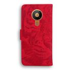 For Nokia 5.3 Tiger Embossing Pattern Horizontal Flip Leather Case with Holder & Card Slots & Wallet(Red) - 3