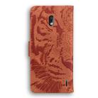 For Nokia 2.2 Tiger Embossing Pattern Horizontal Flip Leather Case with Holder & Card Slots & Wallet(Brown) - 3
