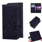 For Sony Xperia 1 Tiger Embossing Pattern Horizontal Flip Leather Case with Holder & Card Slots & Wallet(Black) - 1