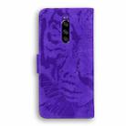 For Sony Xperia 1 Tiger Embossing Pattern Horizontal Flip Leather Case with Holder & Card Slots & Wallet(Purple) - 3