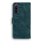 For Sony Xperia 5 Tiger Embossing Pattern Horizontal Flip Leather Case with Holder & Card Slots & Wallet(Green) - 3