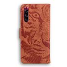 For Sony Xperia 5 Tiger Embossing Pattern Horizontal Flip Leather Case with Holder & Card Slots & Wallet(Brown) - 3