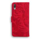 For Sony Xperia L3 Tiger Embossing Pattern Horizontal Flip Leather Case with Holder & Card Slots & Wallet(Red) - 3