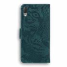 For Sony Xperia L3 Tiger Embossing Pattern Horizontal Flip Leather Case with Holder & Card Slots & Wallet(Green) - 3