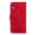 For Sony Xperia L4 Tiger Embossing Pattern Horizontal Flip Leather Case with Holder & Card Slots & Wallet(Red) - 3