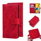 For Samsung Galaxy M30s / M21 Tiger Embossing Pattern Horizontal Flip Leather Case with Holder & Card Slots & Wallet(Red) - 1
