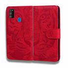 For Samsung Galaxy M30s / M21 Tiger Embossing Pattern Horizontal Flip Leather Case with Holder & Card Slots & Wallet(Red) - 2