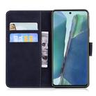 For Samsung Galaxy Note 20 Tiger Embossing Pattern Horizontal Flip Leather Case with Holder & Card Slots & Wallet(Black) - 2