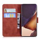 For Samsung Galaxy Note 20 Ultra Tiger Embossing Pattern Horizontal Flip Leather Case with Holder & Card Slots & Wallet(Brown) - 3