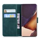 For Samsung Galaxy Note 20 Ultra Tiger Embossing Pattern Horizontal Flip Leather Case with Holder & Card Slots & Wallet(Green) - 3