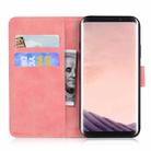 For Samsung Galaxy S8 Tiger Embossing Pattern Horizontal Flip Leather Case with Holder & Card Slots & Wallet(Pink) - 3