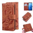 For Samsung Galaxy S9 Tiger Embossing Pattern Horizontal Flip Leather Case with Holder & Card Slots & Wallet(Brown) - 1