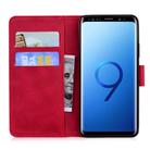 For Samsung Galaxy S9 Tiger Embossing Pattern Horizontal Flip Leather Case with Holder & Card Slots & Wallet(Red) - 2