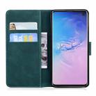 For Samsung Galaxy S10 Tiger Embossing Pattern Horizontal Flip Leather Case with Holder & Card Slots & Wallet(Green) - 3