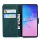 For Samsung Galaxy S10 Lite / A91 Tiger Embossing Pattern Horizontal Flip Leather Case with Holder & Card Slots & Wallet(Green) - 3