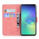 For Samsung Galaxy S10 Plus Tiger Embossing Pattern Horizontal Flip Leather Case with Holder & Card Slots & Wallet(Pink) - 3