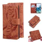 For Samsung Galaxy S20 Tiger Embossing Pattern Horizontal Flip Leather Case with Holder & Card Slots & Wallet(Brown) - 1