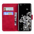 For Samsung Galaxy S20 Ultra Tiger Embossing Pattern Horizontal Flip Leather Case with Holder & Card Slots & Wallet(Red) - 3
