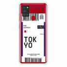 For Samsung Galaxy A21s Boarding Pass Series TPU Phone Protective Case(Flag Tokyo) - 1