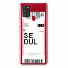 For Samsung Galaxy A21s Boarding Pass Series TPU Phone Protective Case(Seoul) - 1